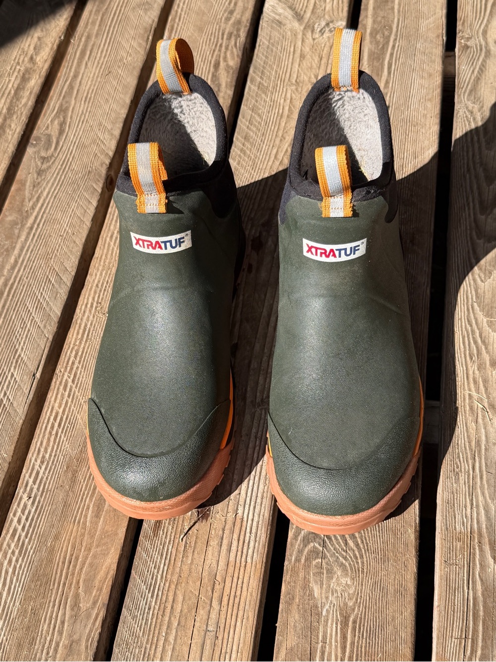 Xtratuf Ice Fleece Lined Ankle Deck Boots Size 9
